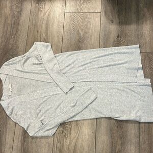 Loft gray cardigan